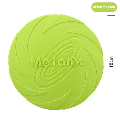 Rubber Dog Frisbee Outdoor Toy
